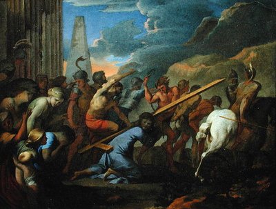 El transporte de la cruz, c.1640 de Lubin Baugin